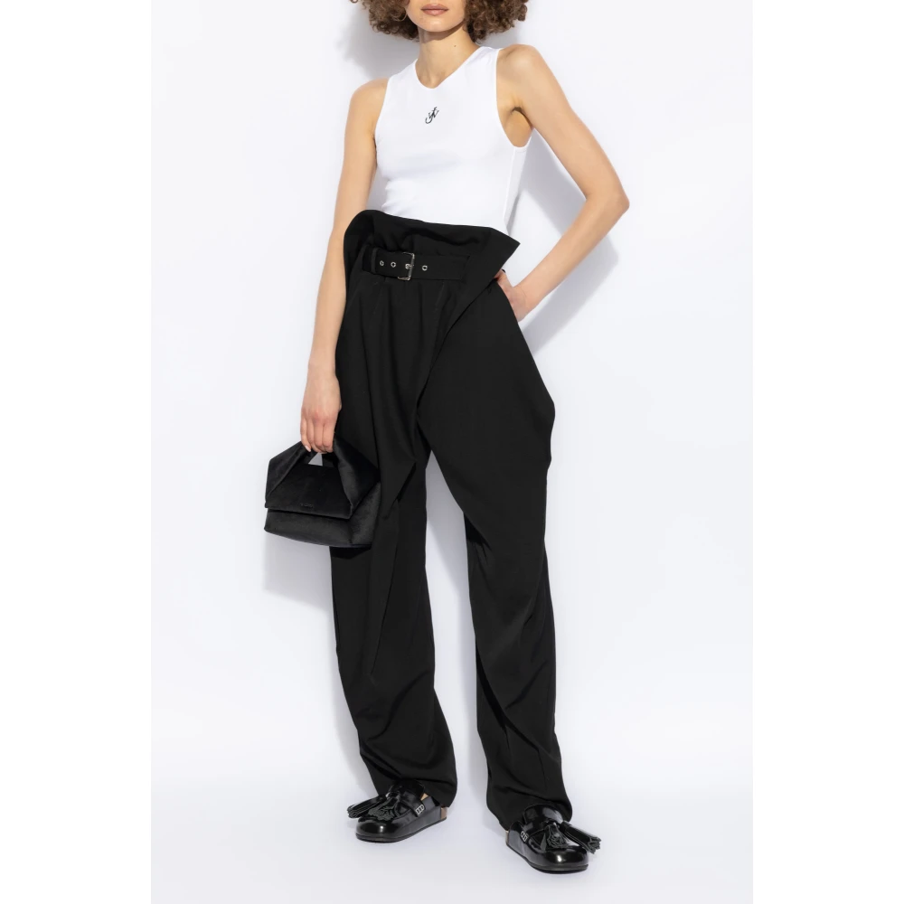 JW Anderson Wollen broek Black Dames