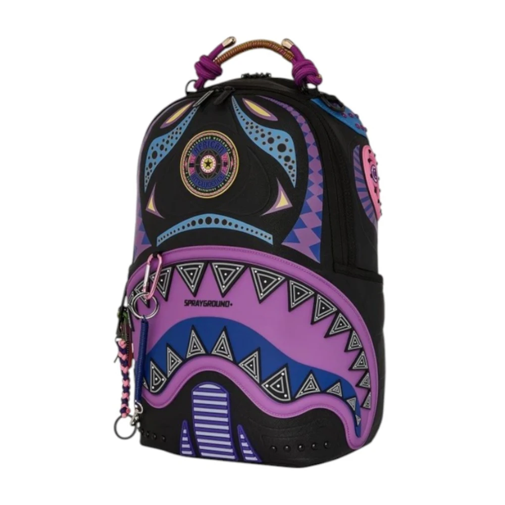 Sprayground Paarse Wonderland Rugzak Multicolor Unisex
