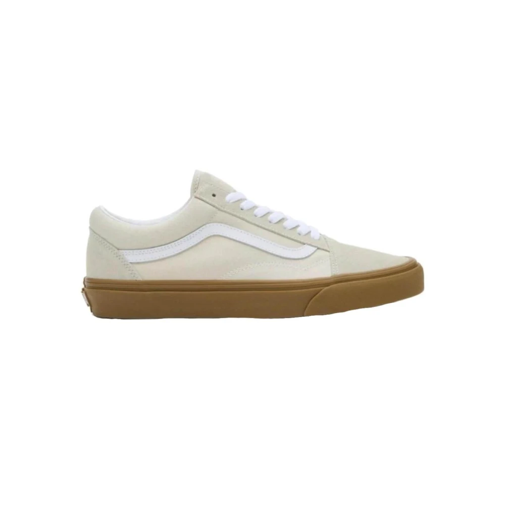 Vans Men's Beige Oatmeal Old Skool Low Top Sneakers