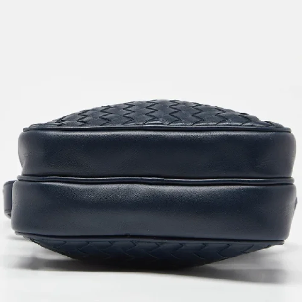 Bottega Veneta Vintage Pre-owned Leather shoulder-bags Blue Heren