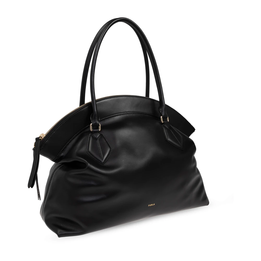 Furla XL shopper tas Black Dames