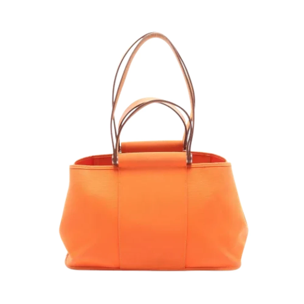 Hermès Vintage Pre-owned Leather totes Orange Dames