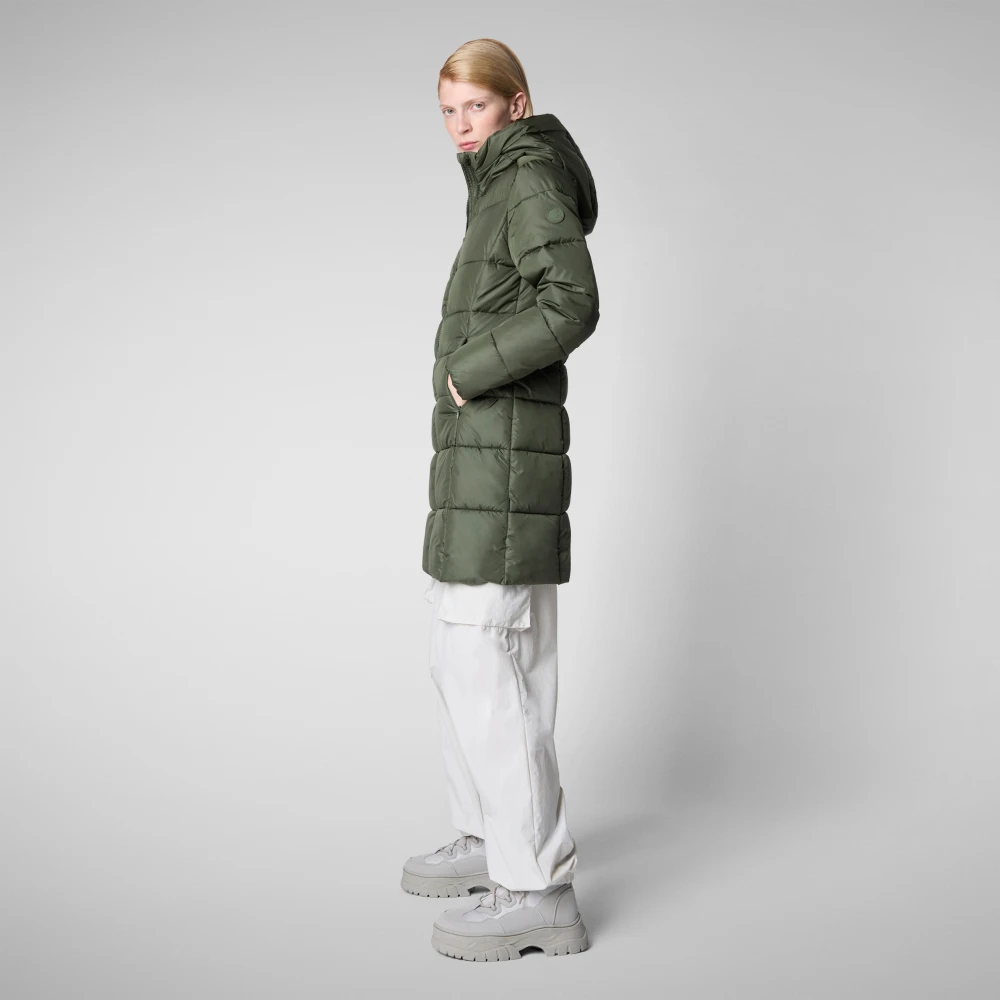 Save The Duck Dierenvrije Pufferjas Taylor Stijl Green Dames