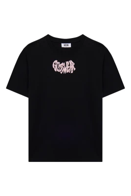 T-shirt med äppelgrafik