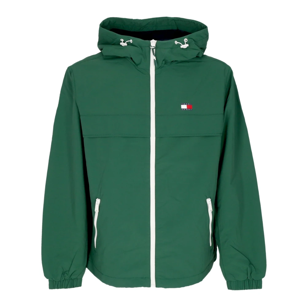 Tommy Hilfiger Groene Windbreaker met Rits Green Heren