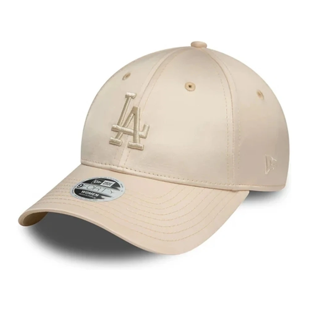 new era Beige Dodgers Satijnen Pet Beige Heren
