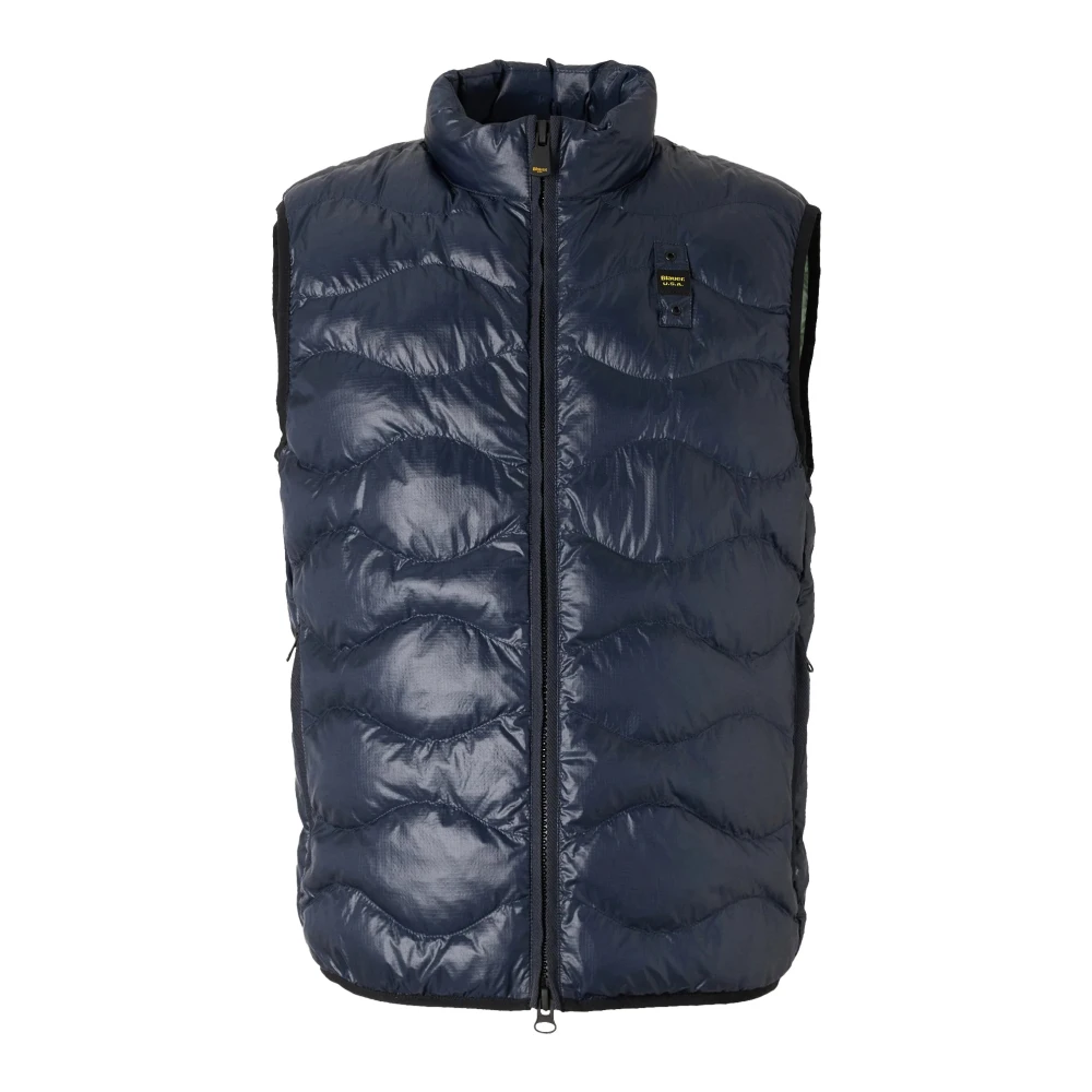 Blauer Men's Blue Waistcoats, 2XL, Danny Quilted Gilet