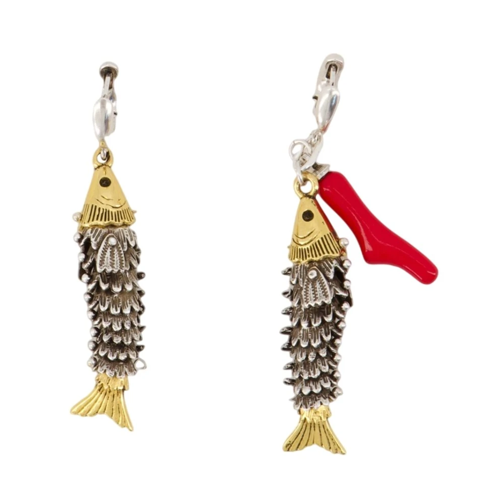 Isabel Marant Yellow Asymmetric Earrings - Female - Earrings - One Size - Accessories