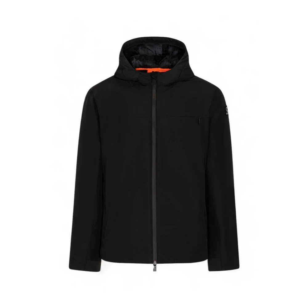 Suns Zwarte jas met nepbont Black Heren