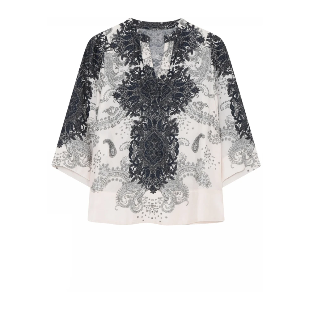 Gustav Neomi Shirt Sand Navy Elegante Blouse Multicolor Dames