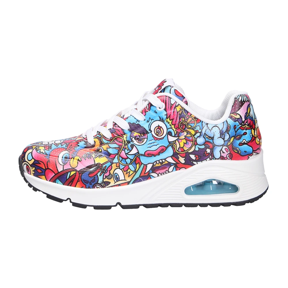 Skechers Comfortabele sneaker met sleehak Dames Schoenen Veelkleurig Multicolor