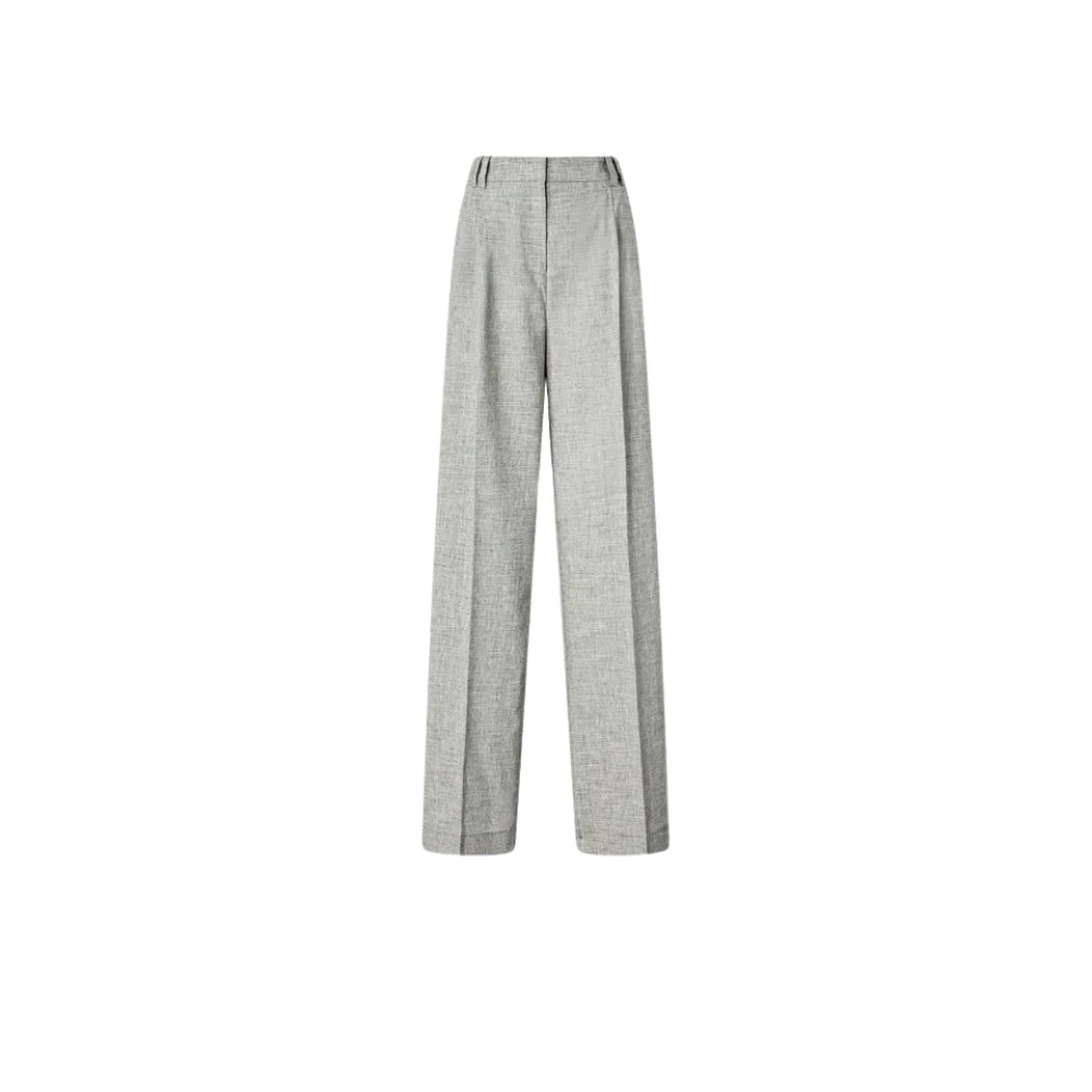 Pinko Femme Gris - Flamme Brescello Pantalone Ss26 - Pantalons - Taille: 38 Fr