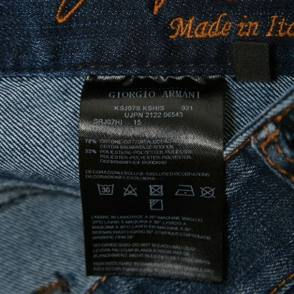 Armani Pre-owned Denim jeans Blue Dames