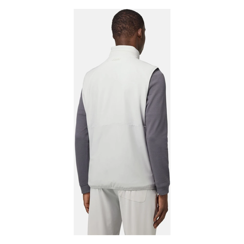 Boggi Milano B Tech Technische Stof Gilet White Heren
