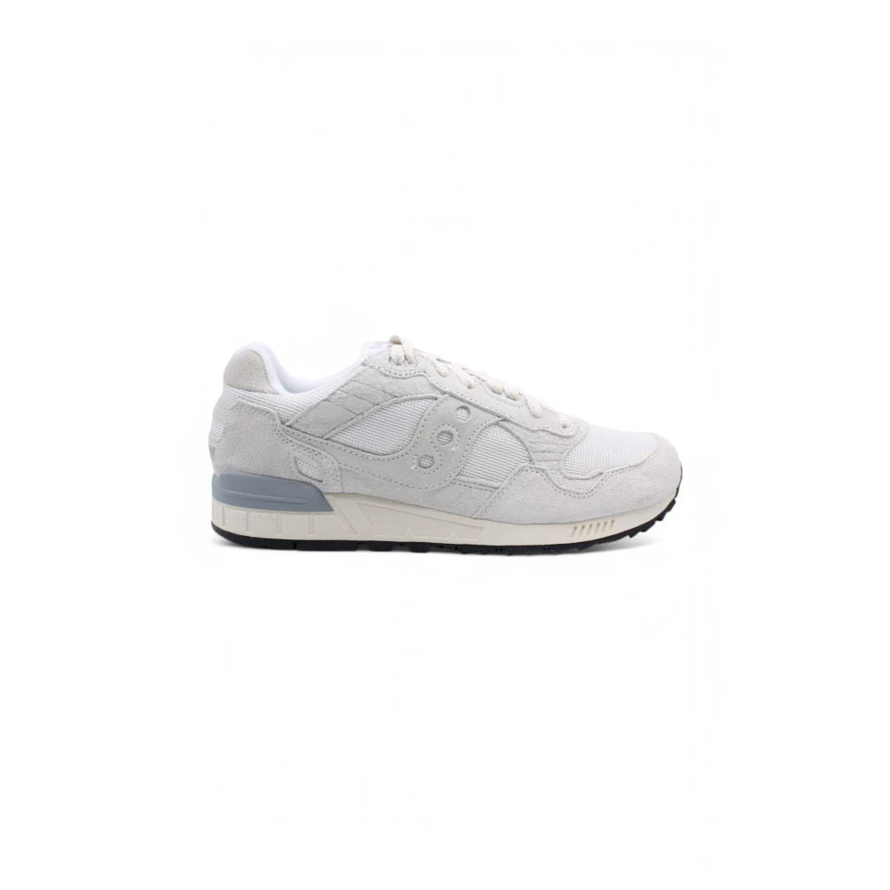 Saucony Klassieke Mesh en Suède Sneakers Heren Schoenen Grijs