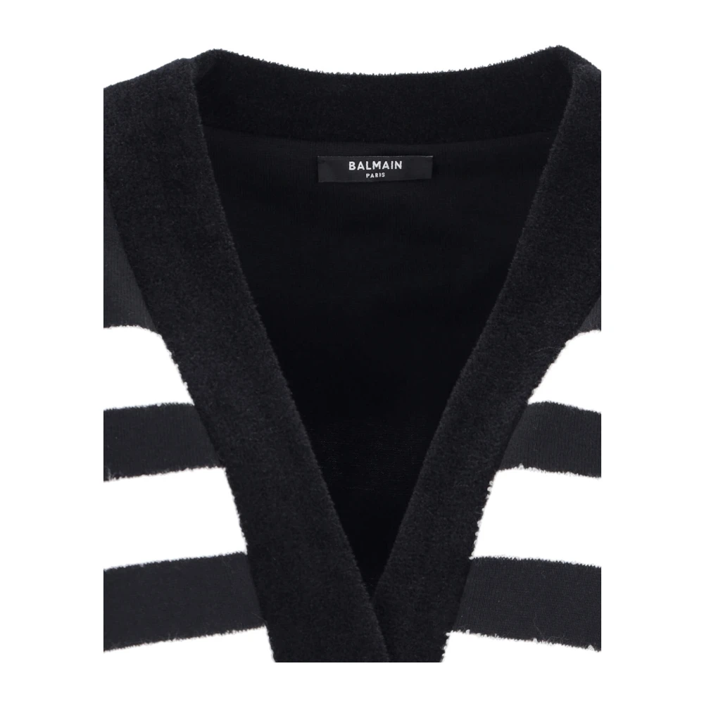 Balmain Zwarte Sweaters voor Mannen Black Dames