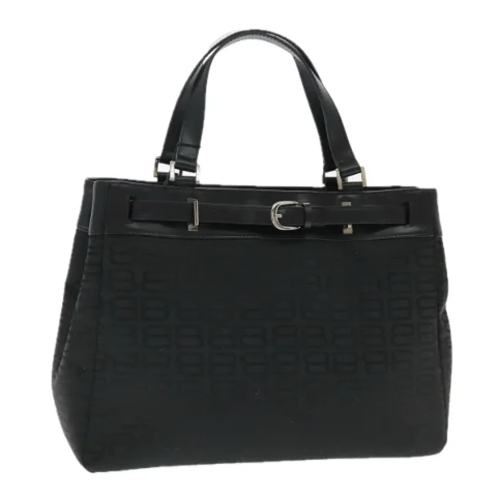 Balenciaga Vintage Pre-owned Canvas balenciaga-bags Black Dames