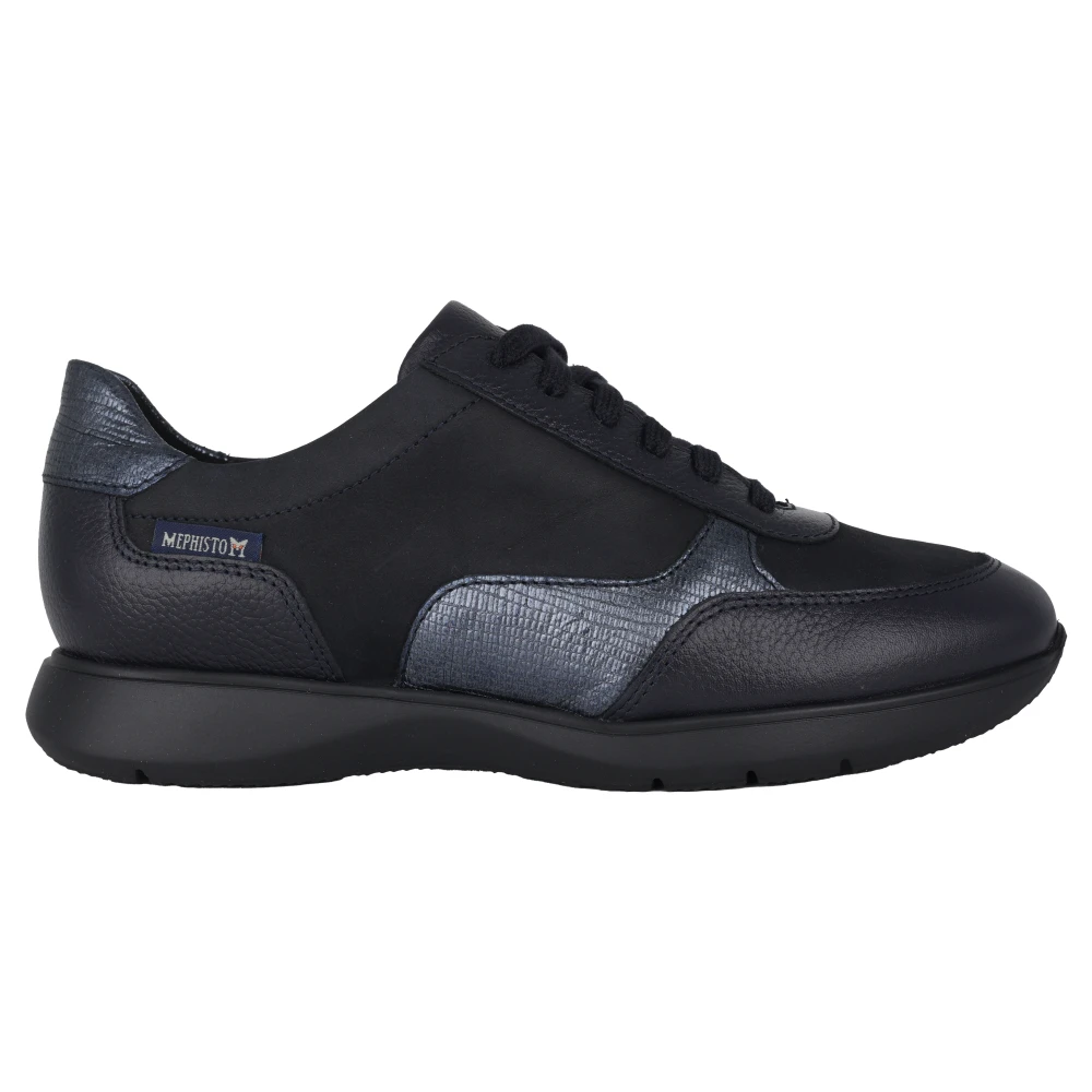 Mephisto Blauwe Damessneaker Stijlvol Comfort Dames Schoenen