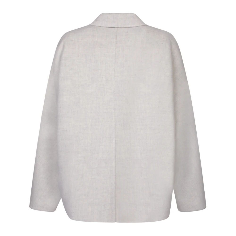 BRUNELLO CUCINELLI Luxe Grijze Jas Aw24 Gray Dames