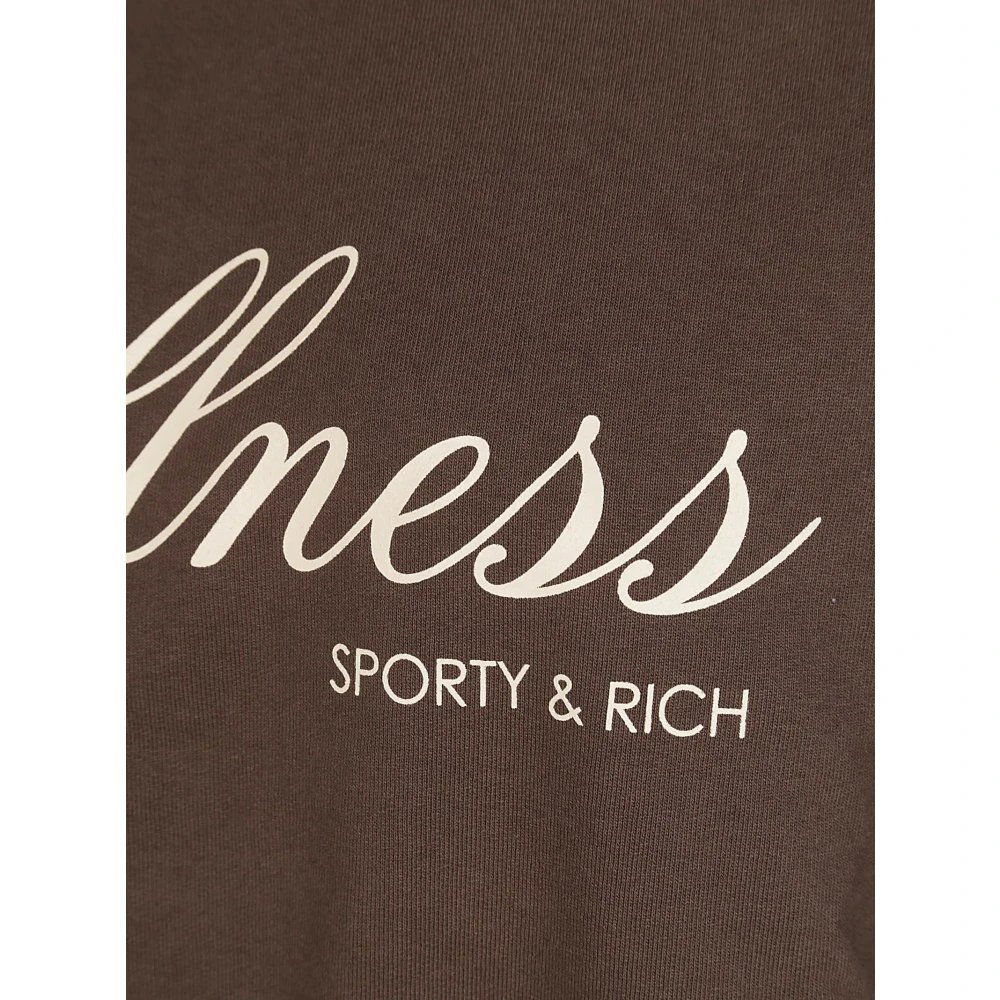 Sporty & Rich Stijlvolle Carlyle Sweater Brown Dames