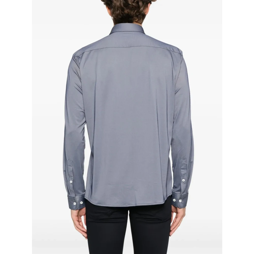 Hugo Boss Casual Katoenen Overhemd voor Mannen Blue Heren