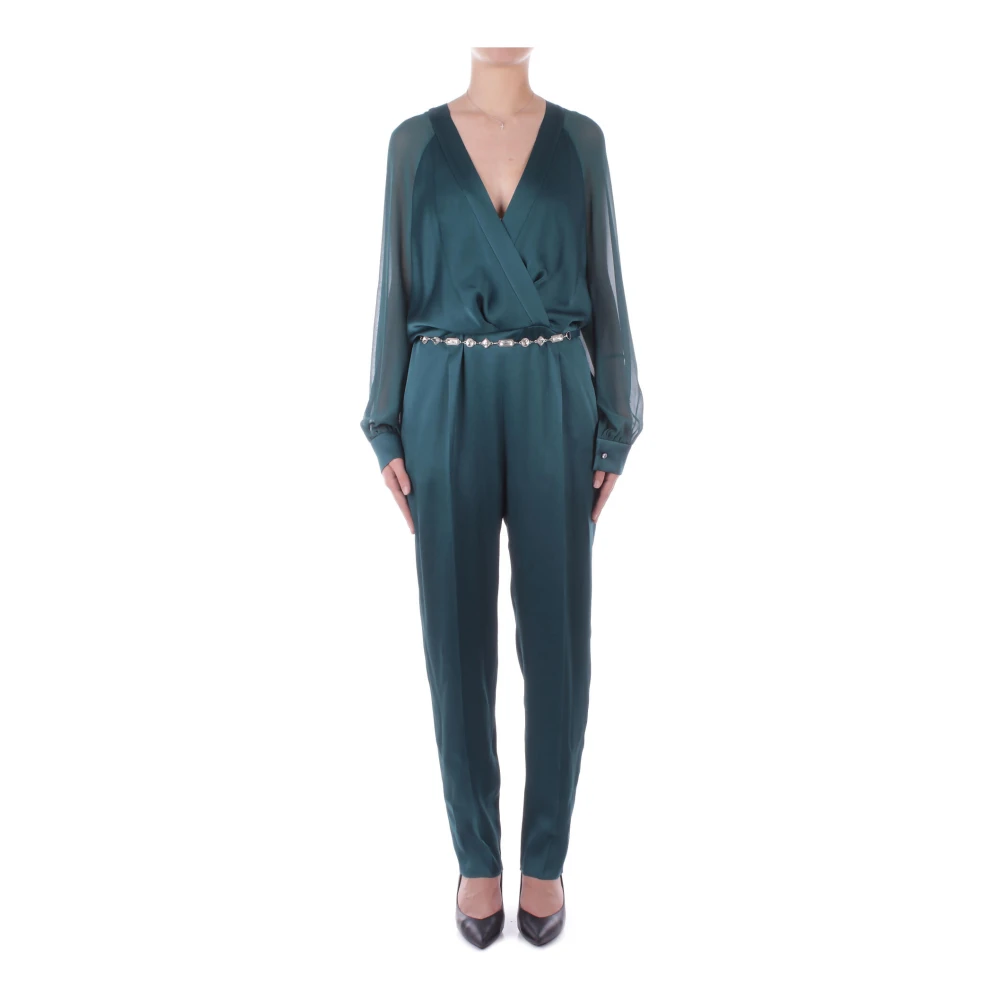 Max Mara Groene broek met transparante mouwen Green Dames