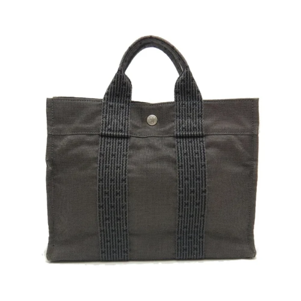 Hermès Vintage Pre-owned Polyester totes Gray Dames