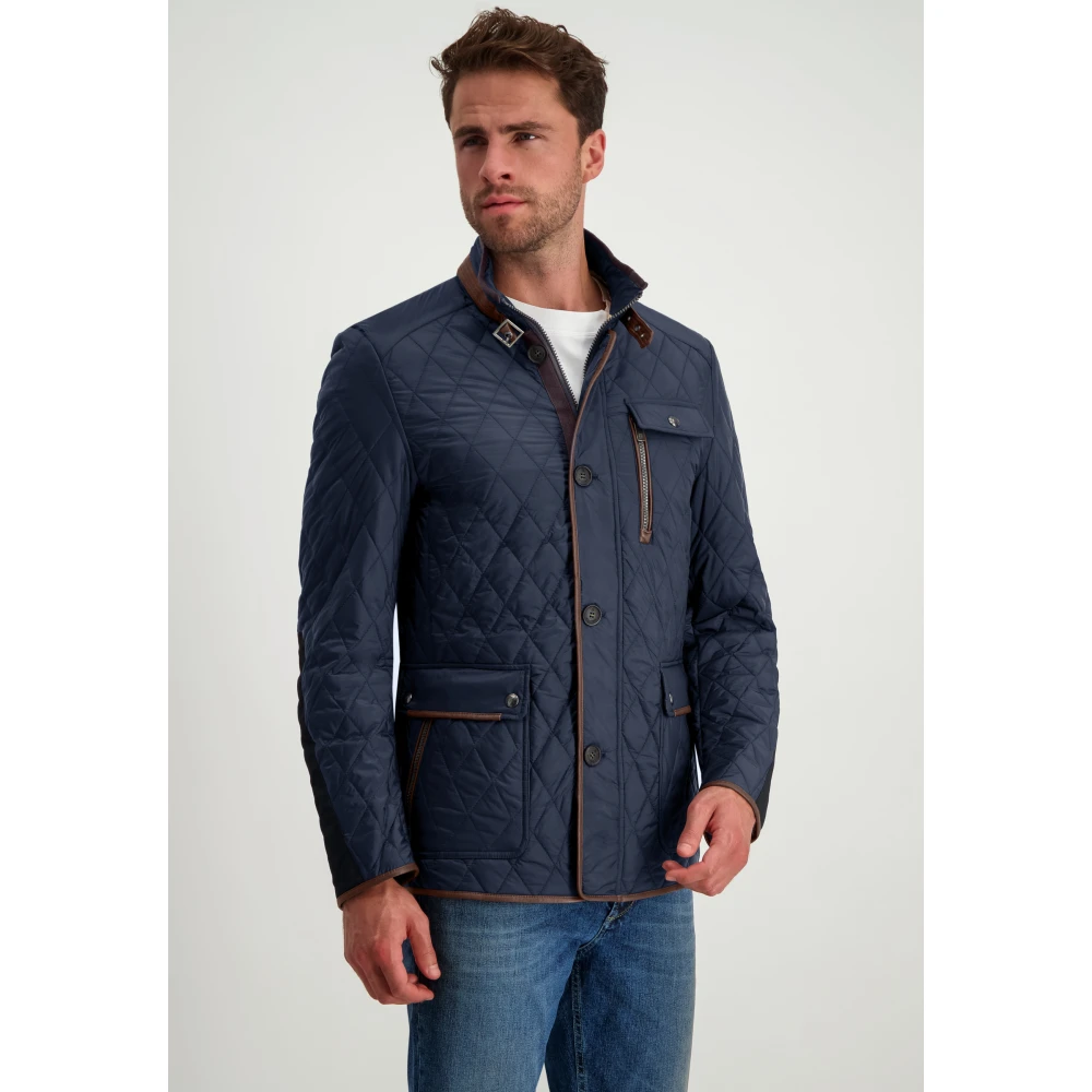 Milestone Stijlvolle Blouson Jas Blue Heren