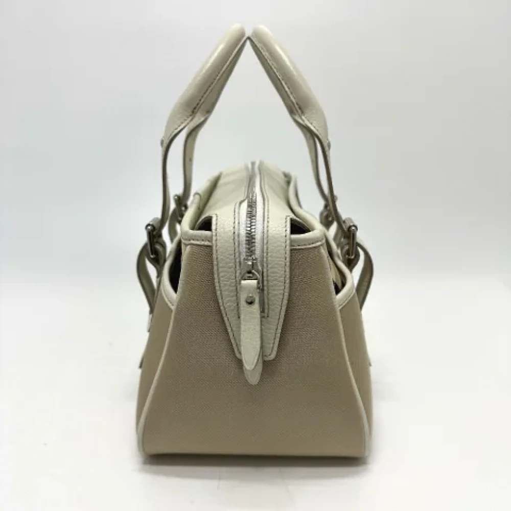 Burberry Vintage Pre-owned Fabric handbags Beige Dames