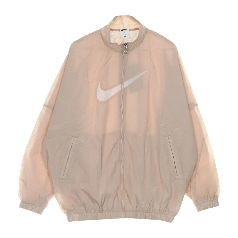 Nike Essential Woven Jacket Pink White Pink Dames