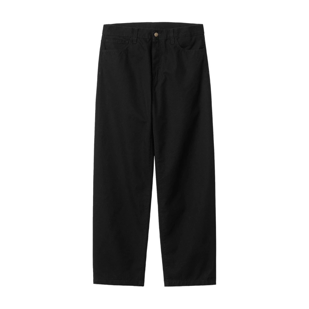 Carhartt Wip Men's Black Landon Trousers - Straight Trousers - W33 - Trousers