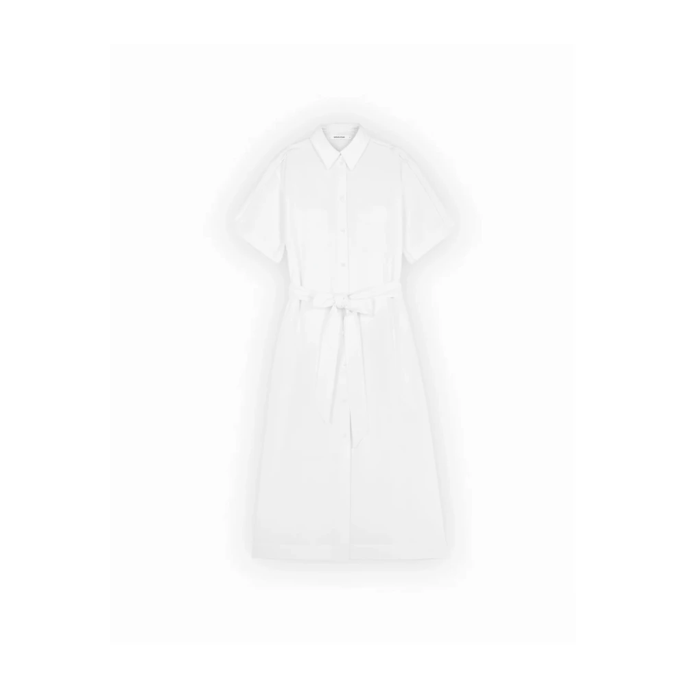 Maison Kitsuné Stijlvolle Jurk White Dames