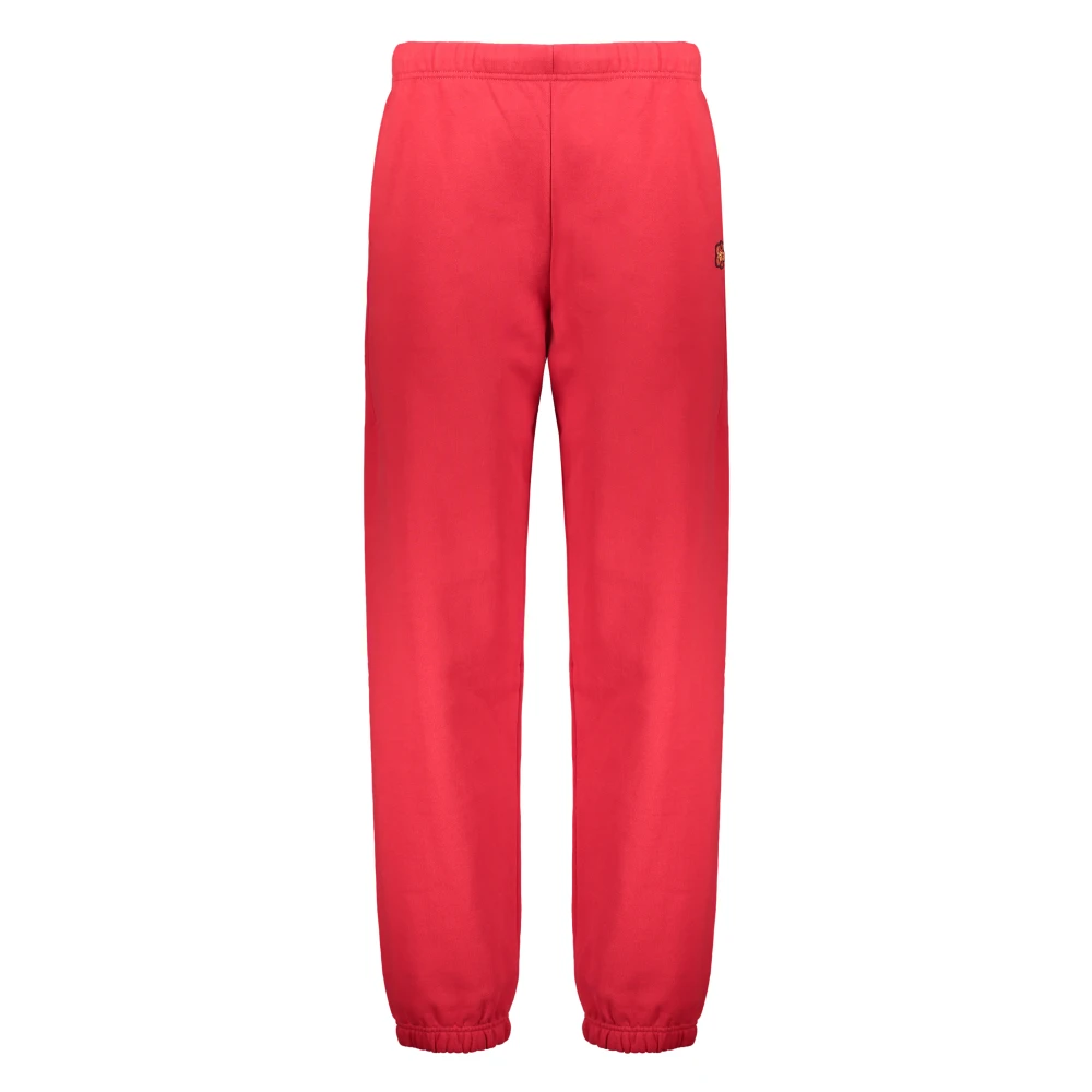 Kenzo Katoenen trainingsbroek met borduursel Red Dames