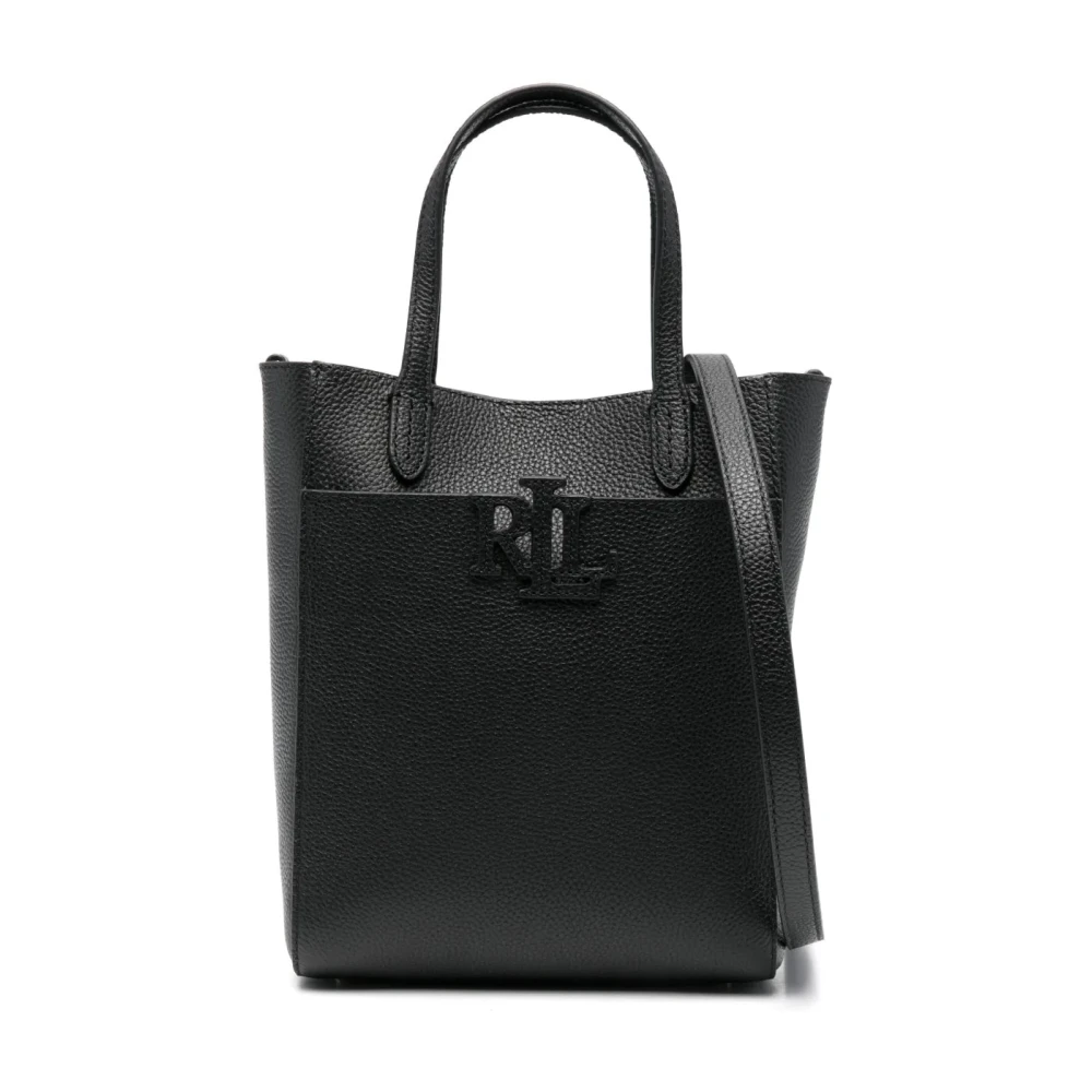 Ralph Lauren Women's Black Shopping Bags, One Size, Cmryn Sm Shp Tote Small
