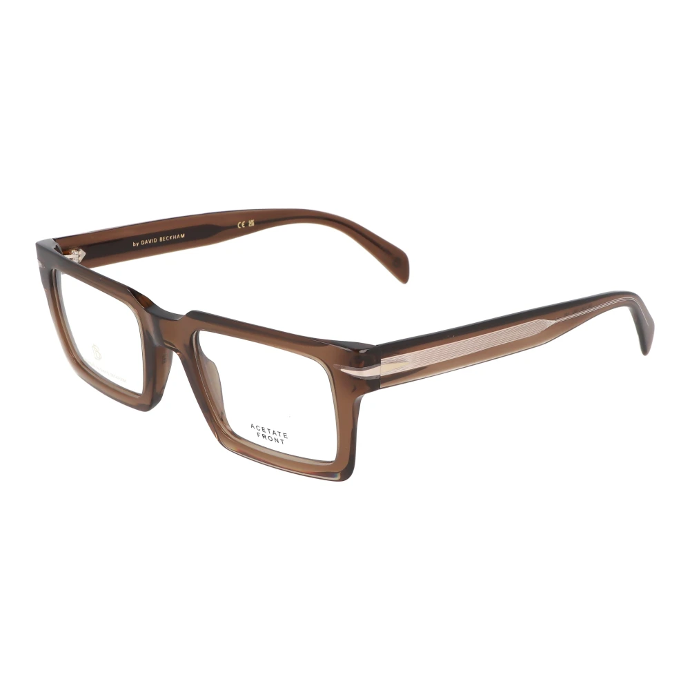 Eyewear by David Beckham Retro vierkante brilcollectie Brown Unisex