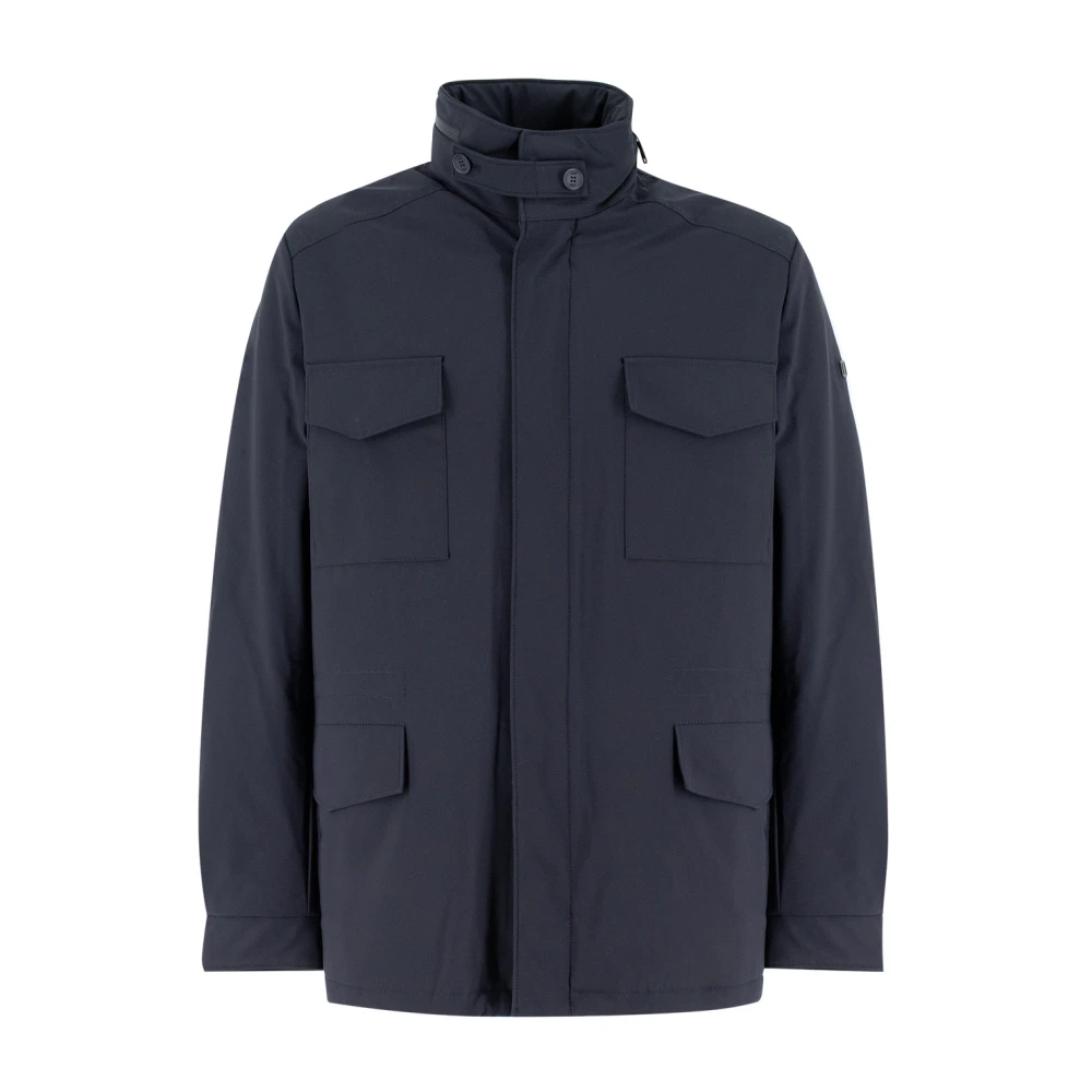 Duno Technische Stof Winterjas Blue Heren