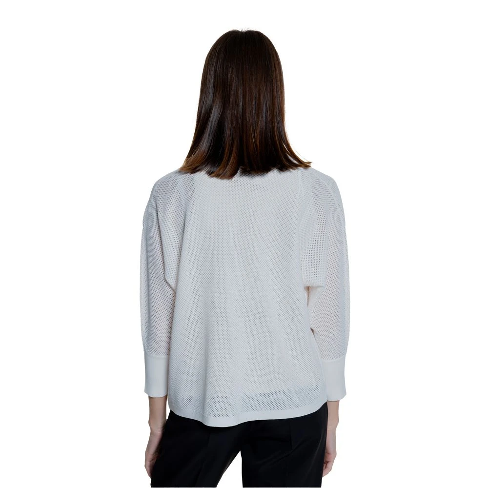 Street One Witte Gebreide Vest Lente Zomer Collectie White Dames