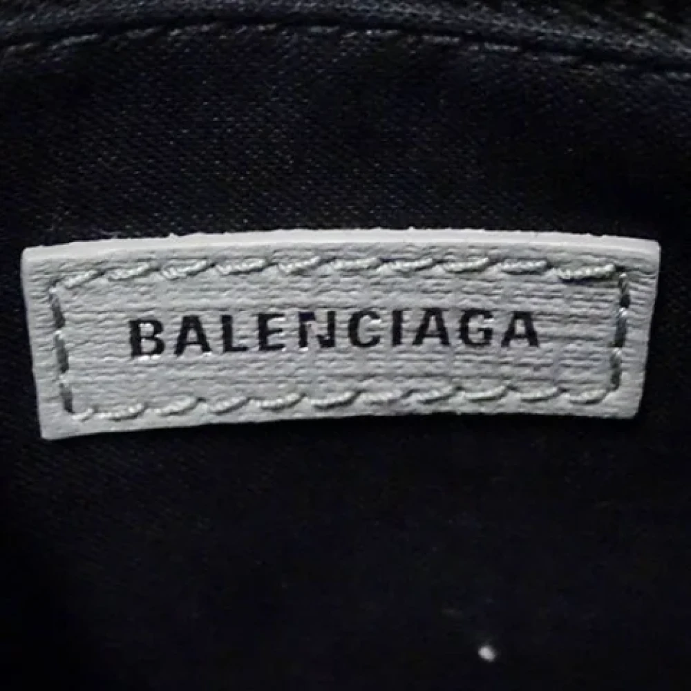 Balenciaga Vintage Pre-owned Leather balenciaga-bags Gray Dames