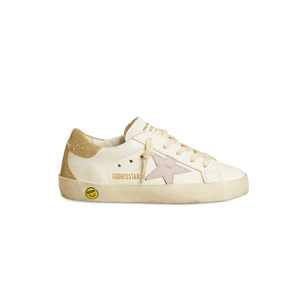 Golden Goose Snygga sneakers för barn White, Pojke