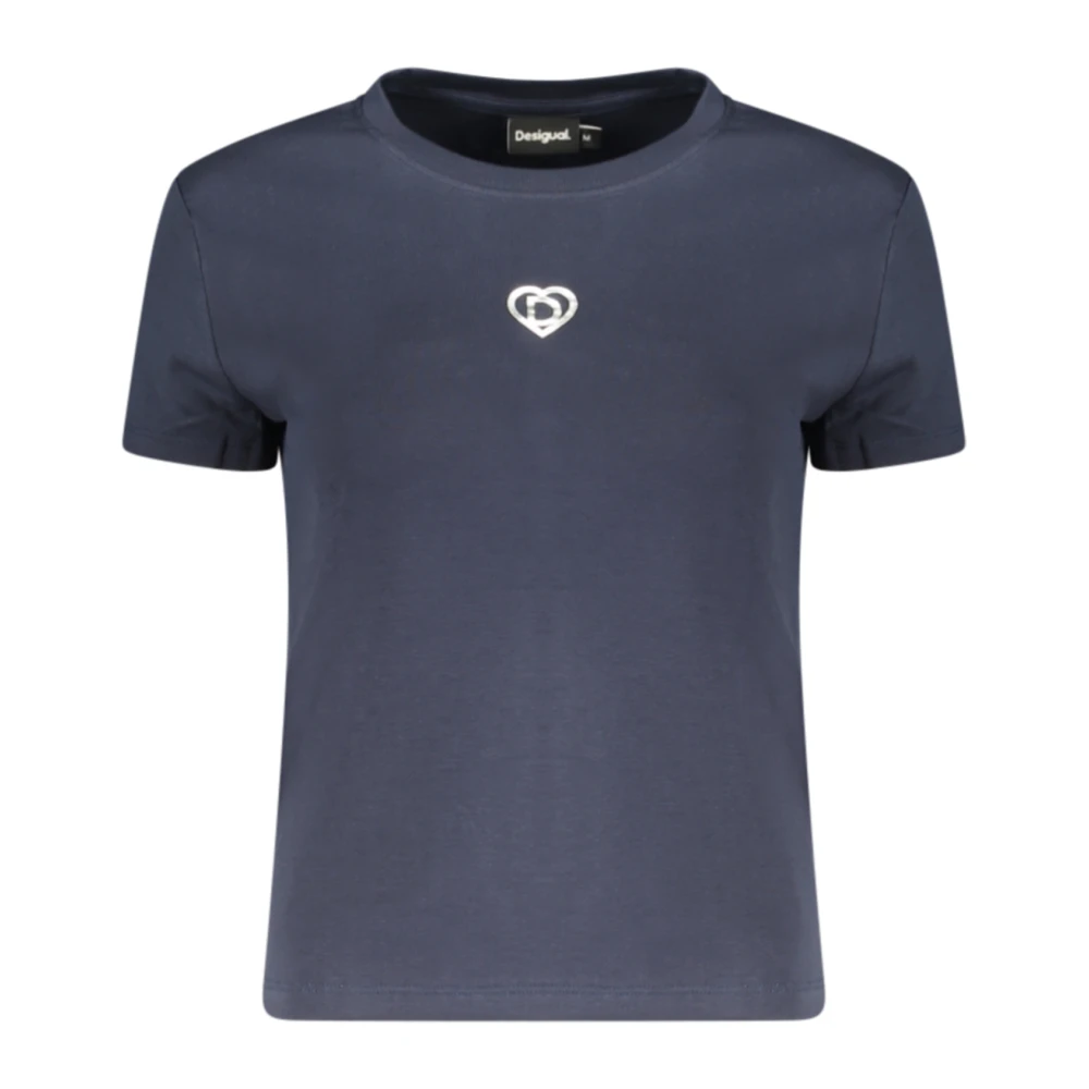 Desigual Mujer Azul Camisetas, Talla: L