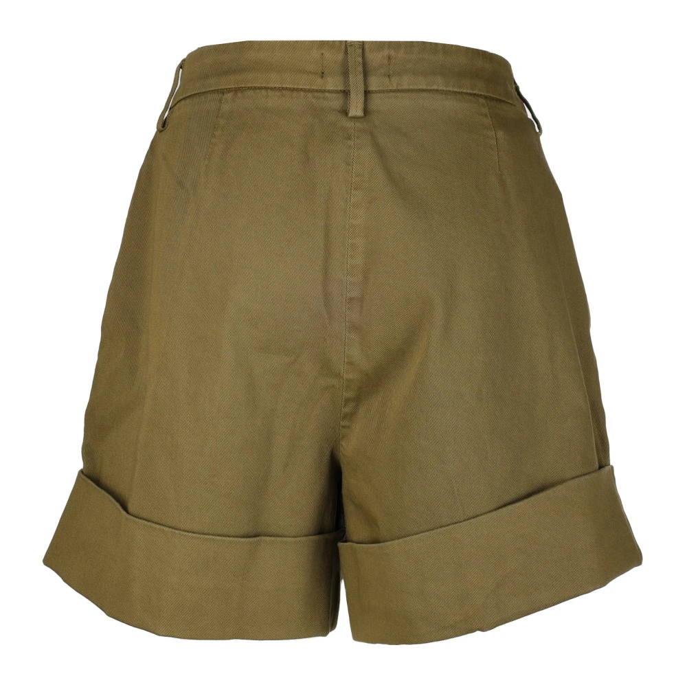 Fay Militair Groene Bermuda Shorts Green Dames