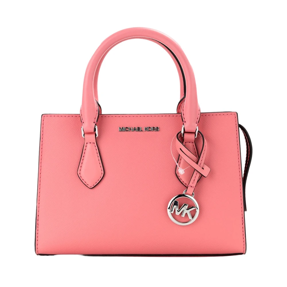Michael Kors Tea Rose Vegan Crossbody Satchel Tas Pink Dames