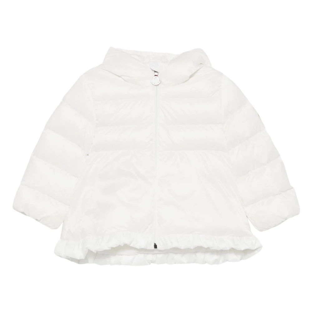 Moncler Girls White Winter Jackets, 3 M, Baby Down Jacket Odile