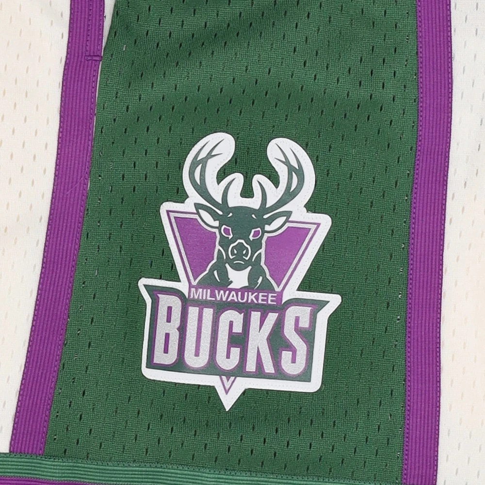 Mitchell & Ness NBA Off White Basketbalshorts White Heren