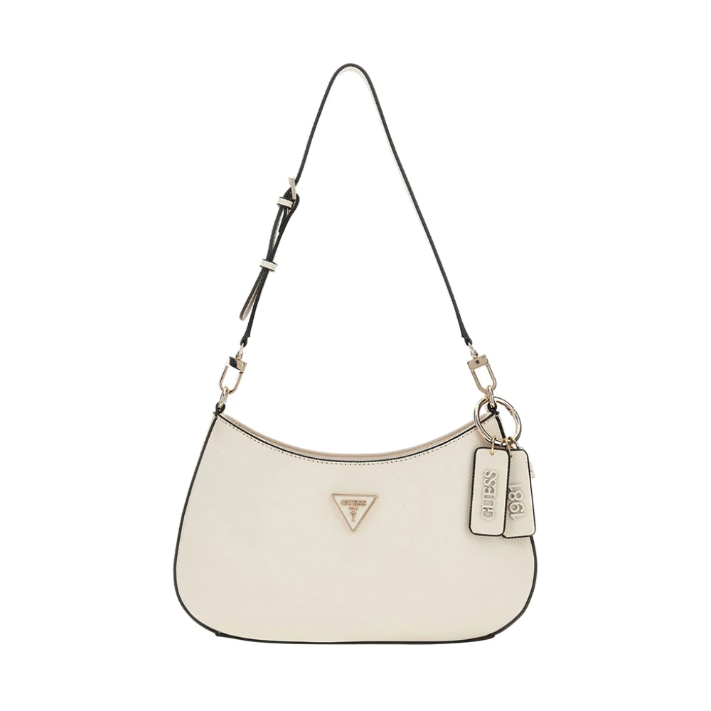 Guess Elegante witte handtas met gouden details White Dames