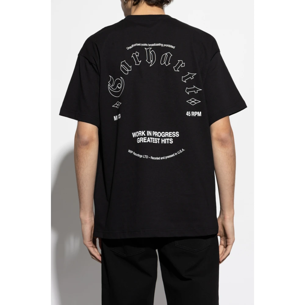 Carhartt WIP T-shirt met logo Black Heren