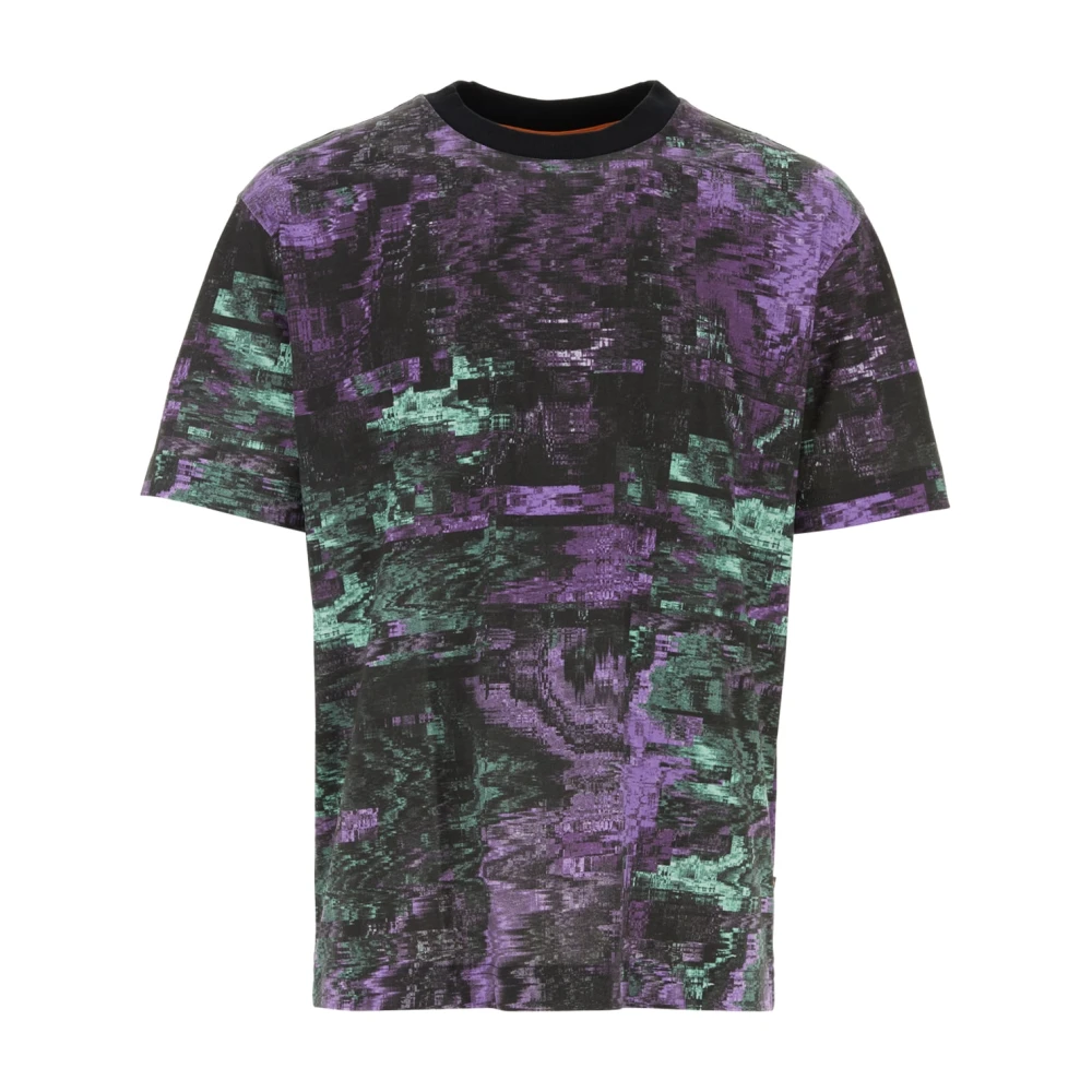 Boss Casual Katoenen T-Shirt Black Heren