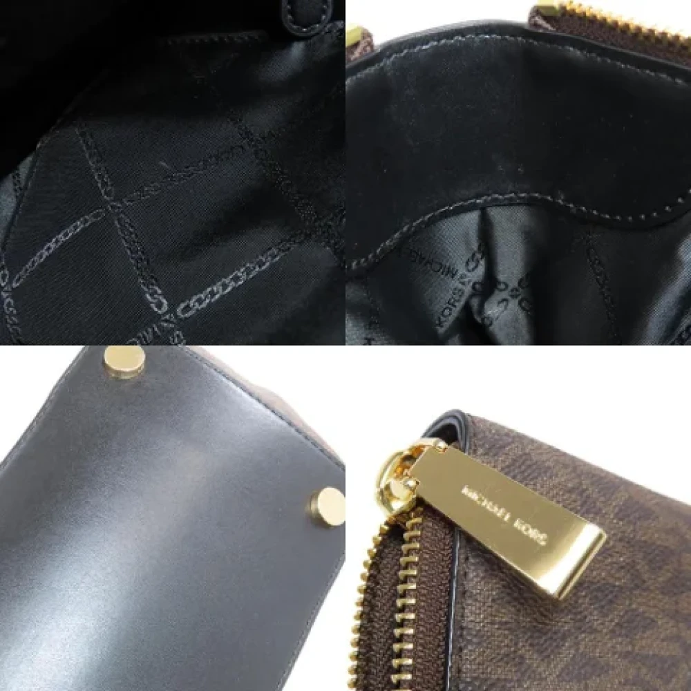 Michael Kors Pre-owned Plastic shoulder-bags Brown Dames