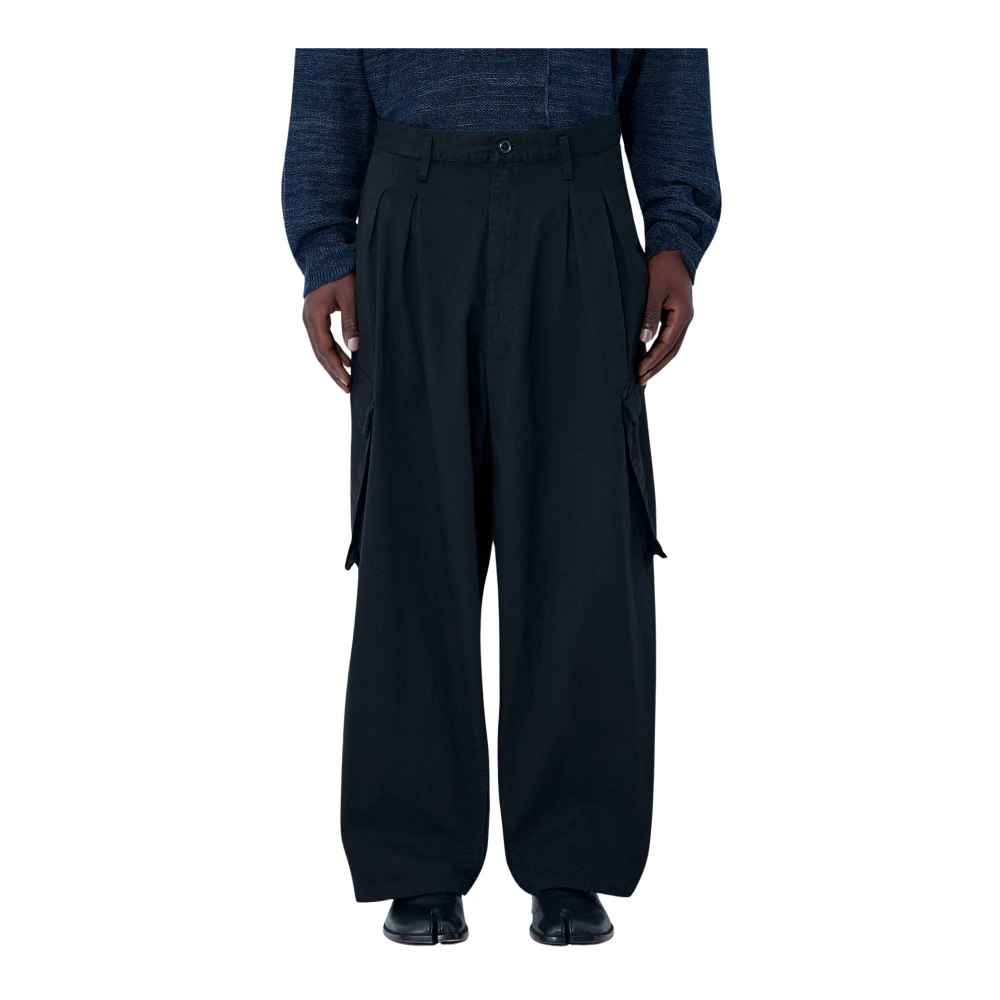 Yohji Yamamoto Uomo Nero - Pantaloni Da Lavoro 12 Pinces - Trousers - M