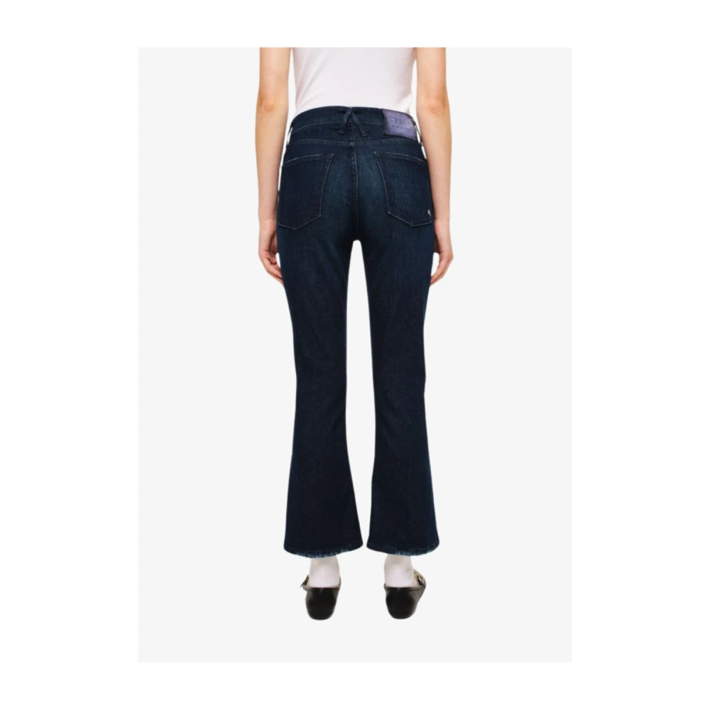 Cycle Bootcut Jeans Kate Crop Blue Dames